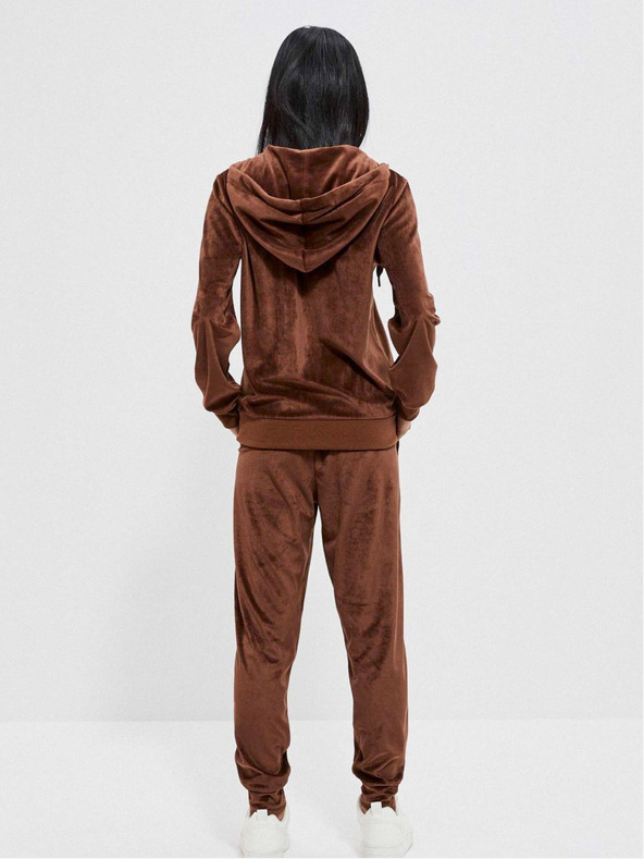 Moodo Hnědé dámské tepláky Moodo