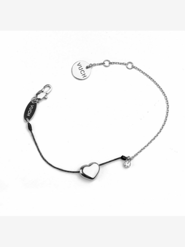 Vuch Shiny Heart Black Náušnice