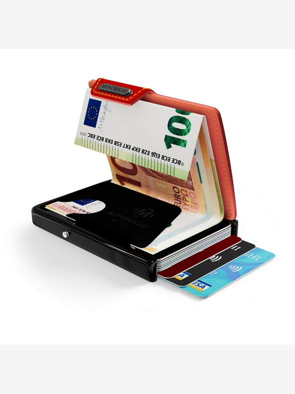 Mondraghi Červená kožená peněženka  Mondraghi Racing