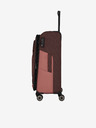Travelite Růžovo-hnědý cestovní kufr Travelite Viia 4w M