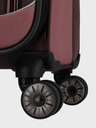 Travelite Růžovo-hnědý cestovní kufr Travelite Viia 4w M