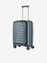 Travelite Modrý cestovní kufr Travelite Air Base 4w S Front pocket Ice blue