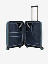 Travelite Modrý cestovní kufr Travelite Air Base 4w S Front pocket Ice blue