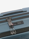Travelite Modrý cestovní kufr Travelite Air Base 4w S Front pocket Ice blue