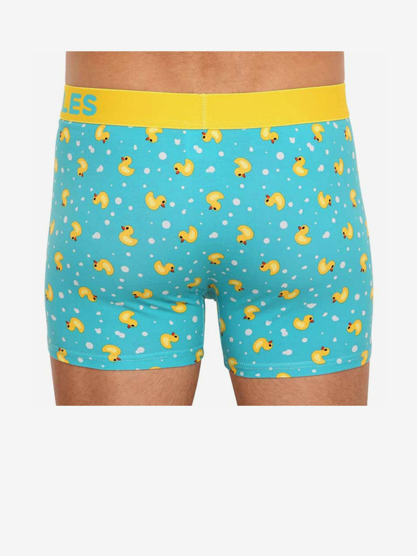 Dedoles Světle modré veselé pánské boxerky Dedoles Kačenky