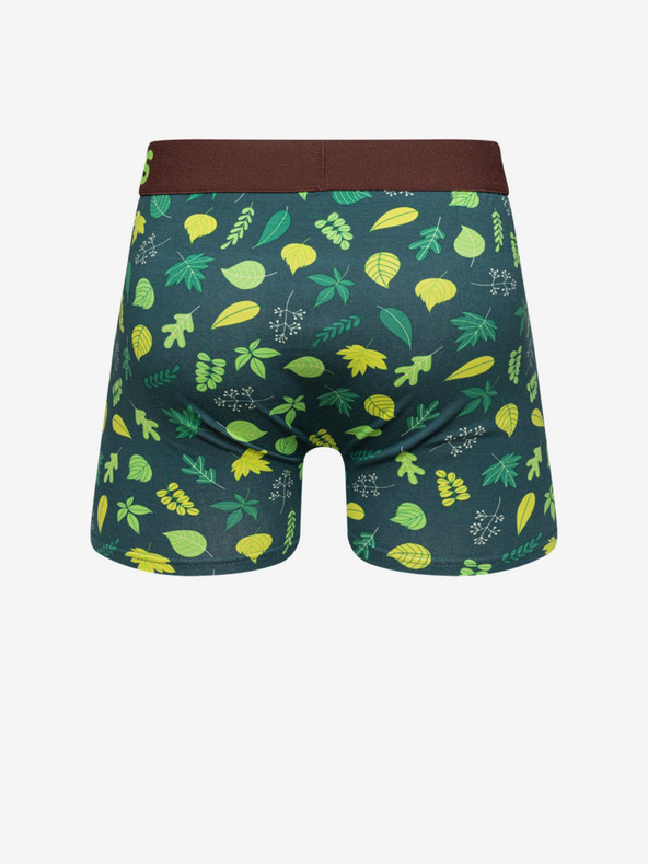 Dedoles Petrolejové pánské veselé boxerky Dedoles Lesní chata