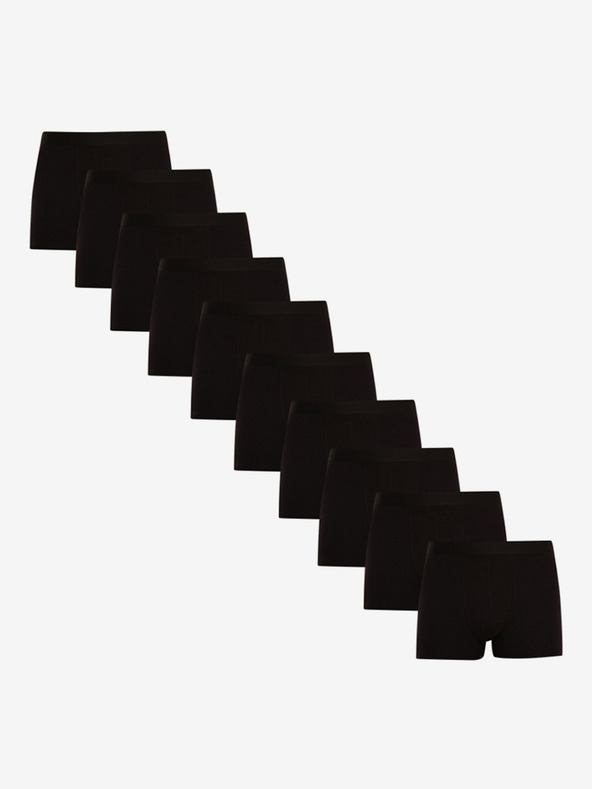 Nedeto Sada deseti pánských boxerek v černé barvě Nedeto