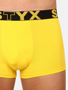 Styx Žluté pánské boxerky Styx