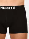 Nedeto Sada deseti pánských boxerek v černé barvě Nedeto