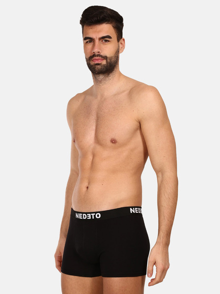 Nedeto Sada pěti pánských boxerek v černé barvě Nedeto