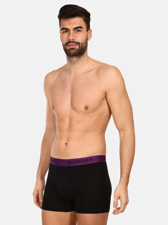 Nedeto Sada sedmi pánských boxerek v černé barvě Nedeto