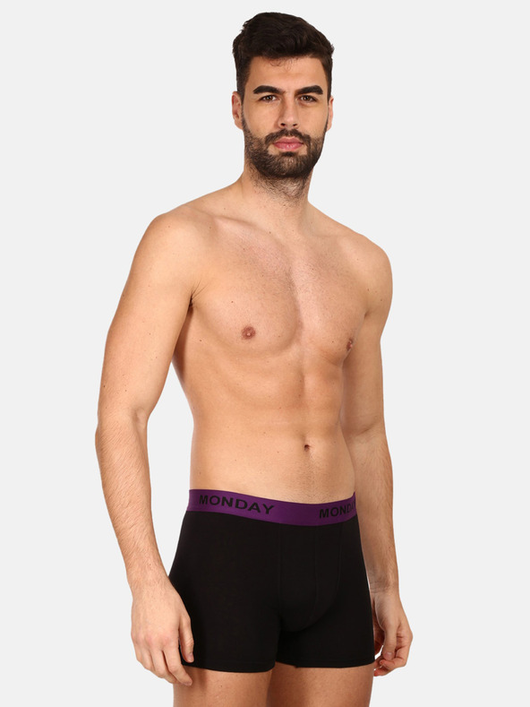 Nedeto Sada sedmi pánských boxerek v černé barvě Nedeto