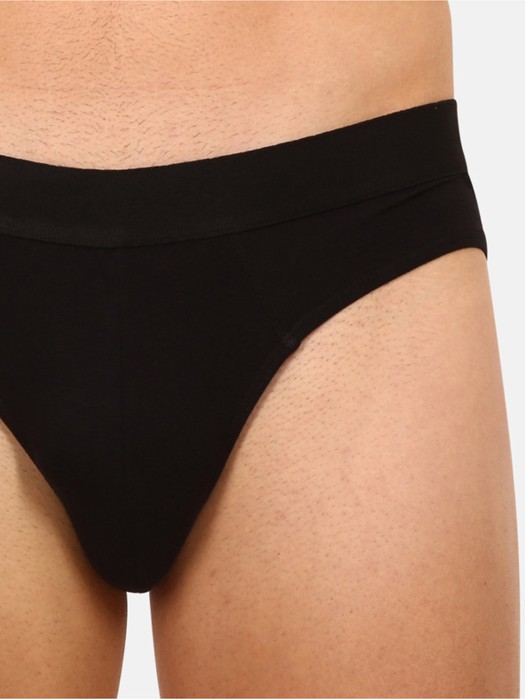 Nedeto Sada sedmi pánských slipů v černé barvě Nedeto