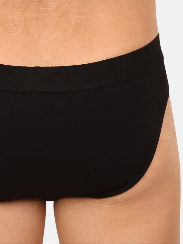 Nedeto Sada sedmi pánských slipů v černé barvě Nedeto