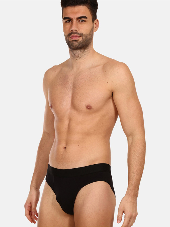 Nedeto Sada sedmi pánských slipů v černé barvě Nedeto