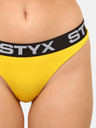 Styx Žlutá dámská tanga Styx