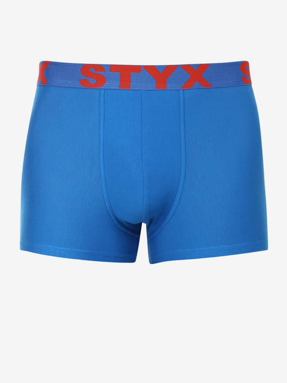 Styx Modré pánské boxerky Styx