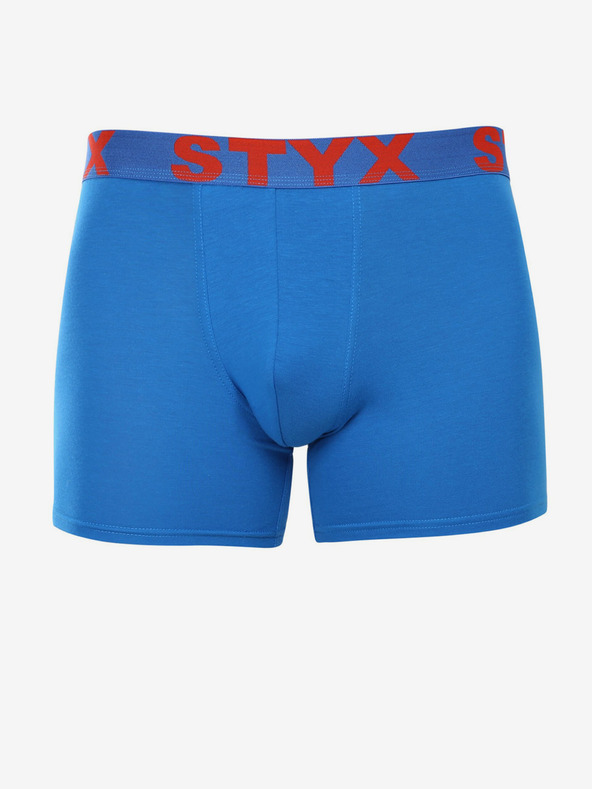 Styx Modré pánské boxerky Styx