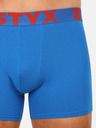 Styx Sada tří pánských boxerek v modré barvě Styx