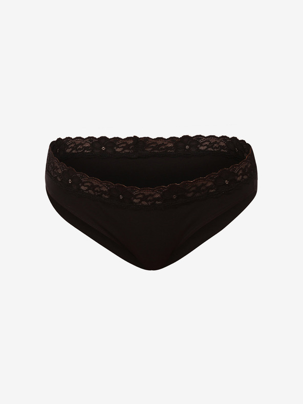 Styx Černé dámské kalhotky s krajkou Styx