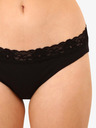 Styx Černé dámské kalhotky s krajkou Styx