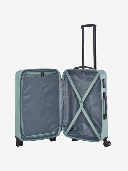 Travelite Sada tří cestovních kufrů ve světle zelené barvě Travelite Bali S,M,L Mint