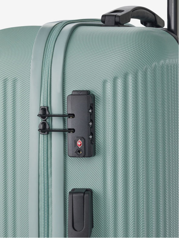 Travelite Sada tří cestovních kufrů ve světle zelené barvě Travelite Bali S,M,L Mint