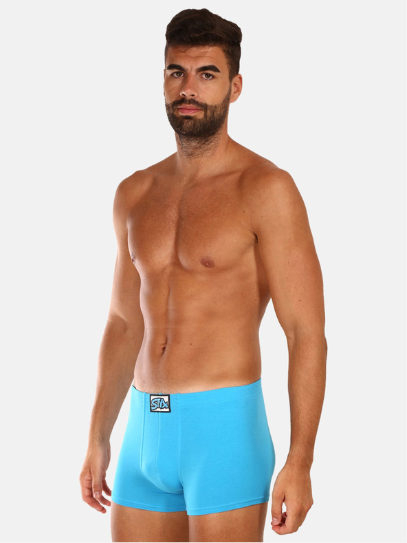 Styx Světle modré pánské boxerky Styx