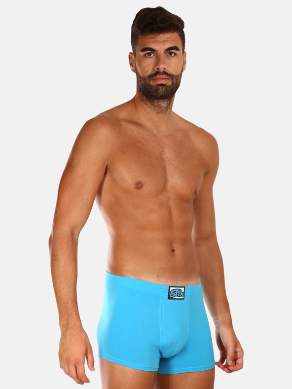 Styx Světle modré pánské boxerky Styx