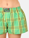 Styx Žluto-zelené dámské kostkované trenýrky Styx