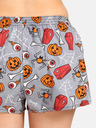 Styx Oranžovo-šedé dámské trenýrky Styx Halloween rakve