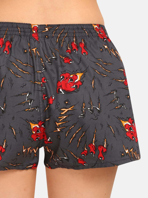 Styx Černé dámské trenýrky Styx art Drápy