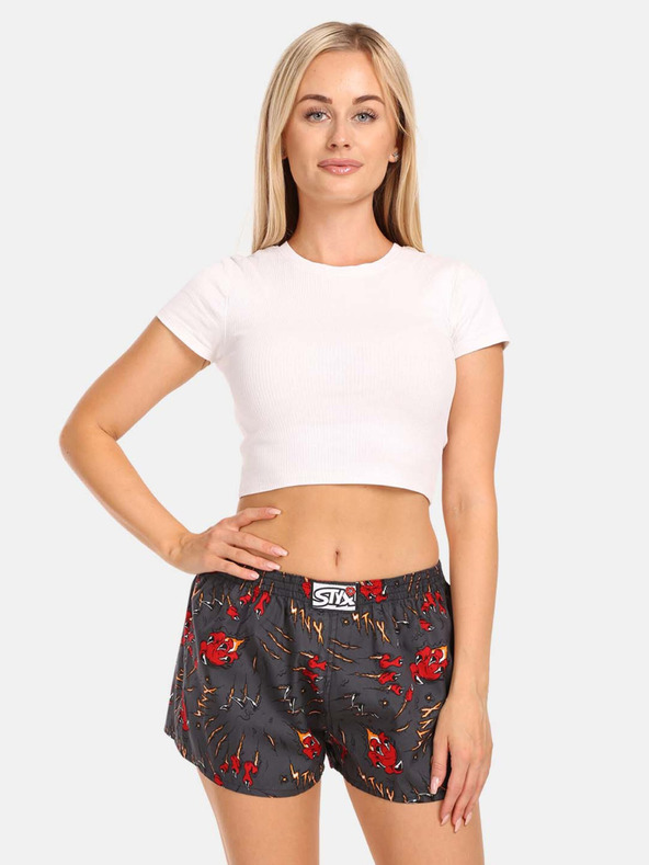 Styx Černé dámské trenýrky Styx art Drápy