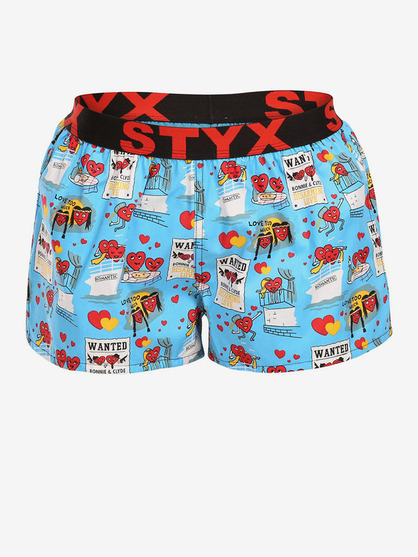 Styx Dámské trenky Styx art sportovní guma Valentýn páry