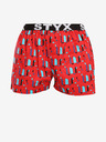 Styx Červené pánské vzorované trenýrky Styx Obrazce