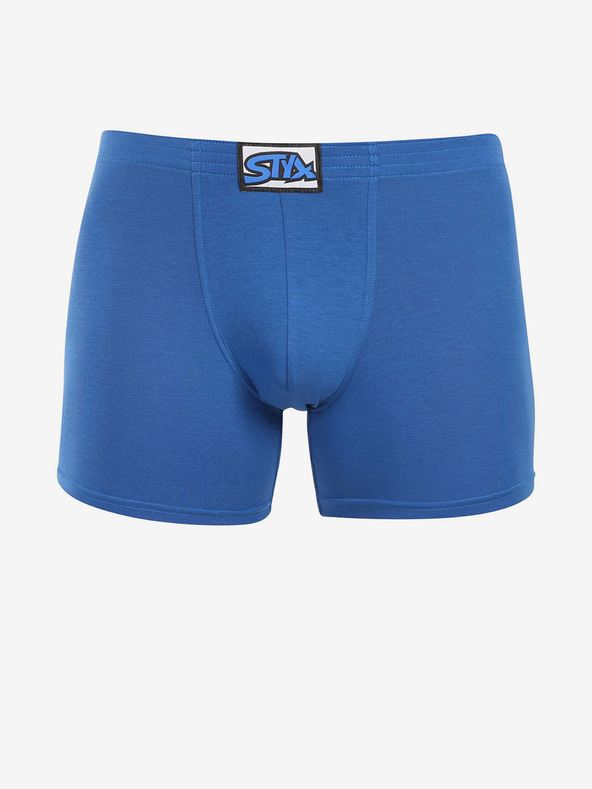 Styx Modré pánské boxerky Styx