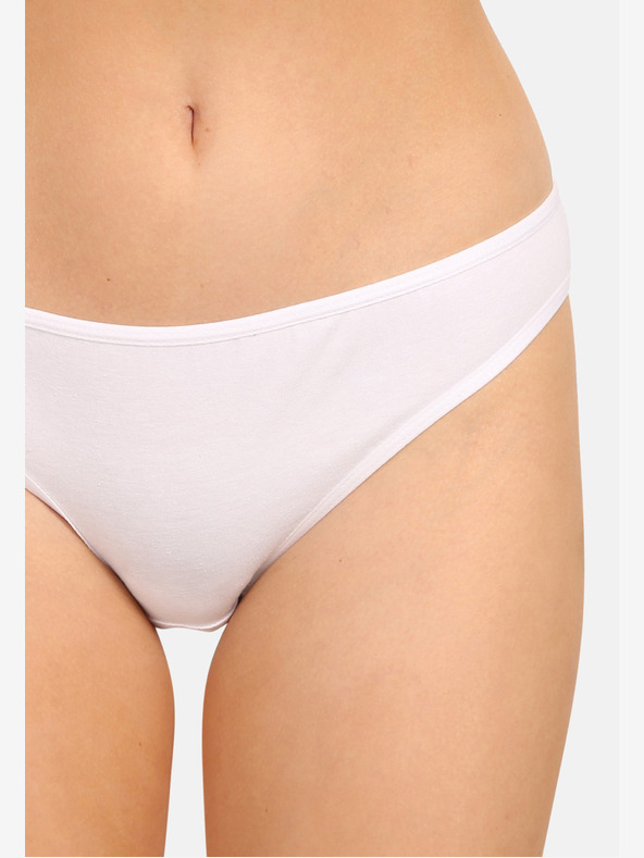 Nedeto Sada pěti dámských kalhotek v černé a bílé barvě Nedeto