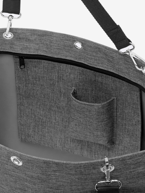 Reisenthel Šedá dámská velká žíhaná shopper taška Reisenthel Shopper XL