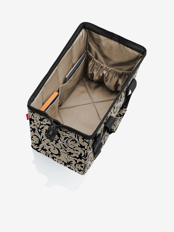 Reisenthel Khaki dámská vzorovaná cestovní taška Reisenthel Allrounder L Baroque Marble