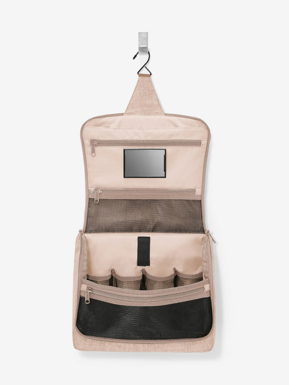 Reisenthel Béžová kosmetická taška Reisenthel Toiletbag XL Twist Coffee