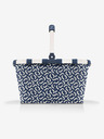 Reisenthel Tmavě modrý vzorovaný nákupní košík Reisenthel Carrybag Frame Signature Navy