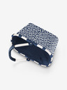 Reisenthel Tmavě modrý vzorovaný nákupní košík Reisenthel Carrybag Frame Signature Navy