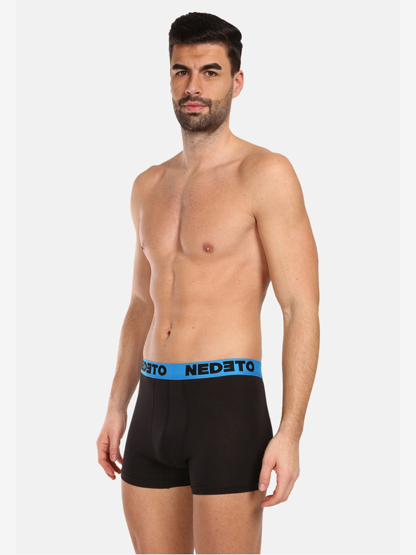 Nedeto Sada tří pánských boxerek v černé barvě Nedeto