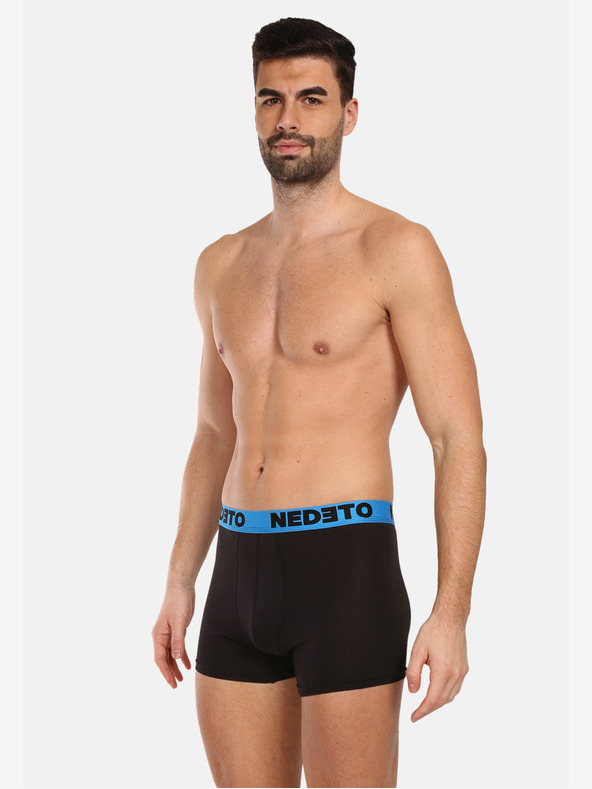 Nedeto Sada pěti pánských boxerek v černé barvě Nedeto