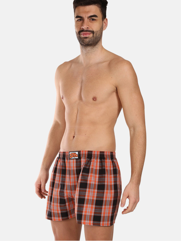 Styx Sada tří - pánské trenky Styx klasická guma vícebarevné