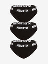Nedeto Sada tří - dámské kalhotky Nedeto černé