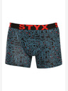 Styx Pánské boxerky Styx long art sportovní guma doodle (U1256/2)