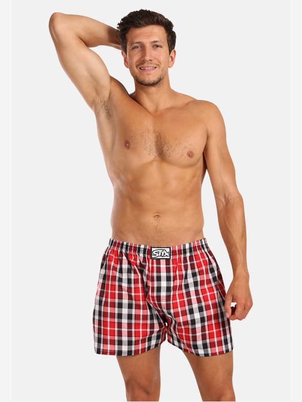 Styx Pánské trenky Styx klasická guma vícebarevné