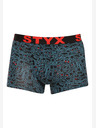 Styx Pánské boxerky Styx art sportovní guma doodle (G1256/2)