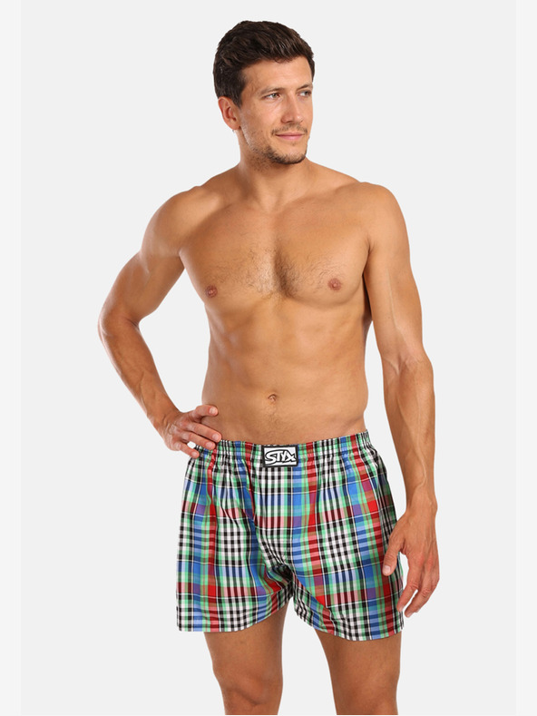 Styx Pánské trenky Styx klasická guma vícebarevné